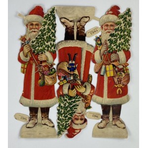Vorkriegsbilder / Aufkleber / für Weihnachtslebkuchen oder Christbaumschmuck