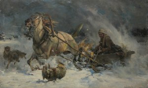Alfred Wierusz-Kowalski, Attack of the Wolves