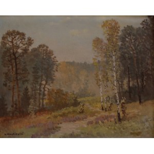Konstanty Mackiewicz, Landscape with Birches