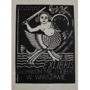 Stefan Mrożewski, Ex libris Archiwum Miejskiego w Warszawie