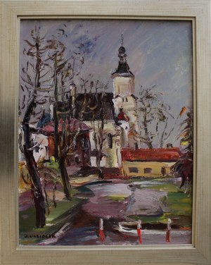 Józef Wasiołek, Landscape with a church
