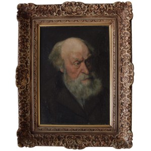 A.N.(19./20. Jahrhundert), Porträt eines Mannes mit Bart