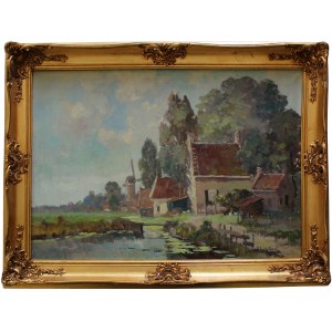 A.N.(20th century), Farm by the Pond