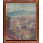 Tony BINDER (1868 Wiedeń - 1944), Maki w wazonie/Panorama miasta w Austrii, 1940