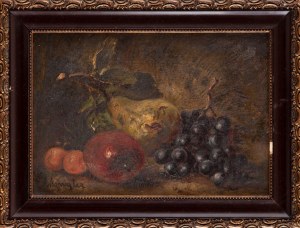 A. ENGLER (XIX-XX w.?), Martwa natura z owocami