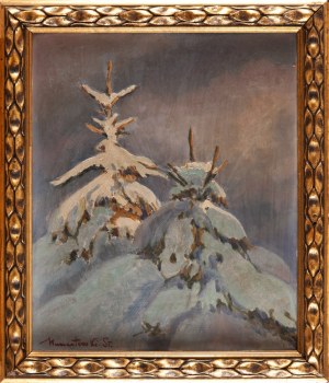 Stefan MANASTERSKI (20th century), Snow-covered spruces