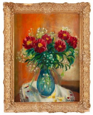 Bitia ROSENDOR (1920-2011), Kwiaty w wazonie