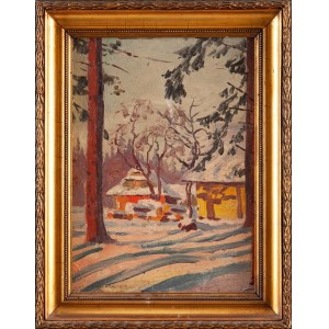 Jan WAŁACH (1884-1979), Winter view, 1924
