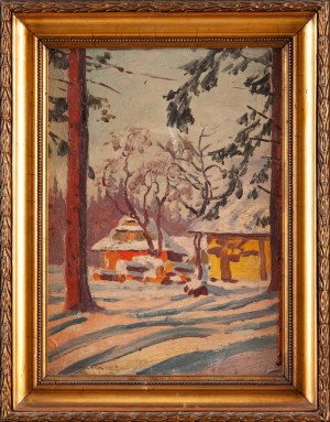 Jan WAŁACH (1884-1979), Zimowy widok, 1924