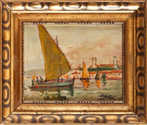Malarz nieokreślony (XX w.), Wpływając do portu, 1932