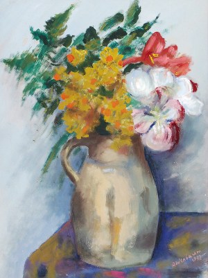 Abraham WEINBAUM (1890-1943), Kwiaty w wazonie, 1933