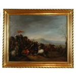 Malarz nieokreślony, XVIII w., Bitwa z Turkami