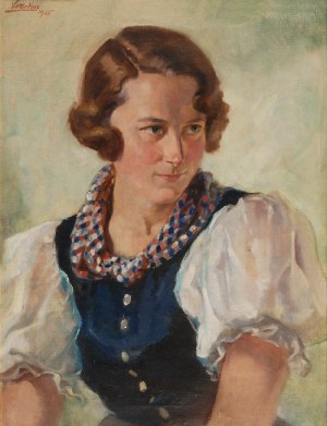 Viktor KISS (1902-1940), Dziewczyna w serdaku, 1935