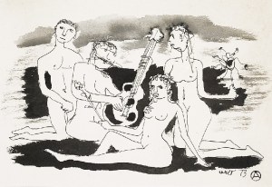 Otto AXER (1906-1983), Koncert naturalny, 1973