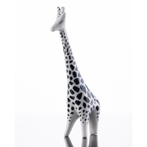 Hollóháza Porcelain Factory, Hungary, Giraffe figurine, 1960s/70s.