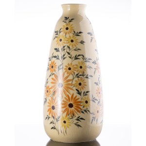 Porzellanfabrik Tułowice, Vase mit Blumen