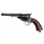 Švédský revolver Lefaucheux model 1863-79 pro armádu a námořnictvo (transformovaný na centrální zápal)