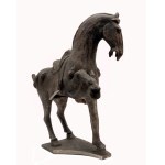 Kůň ve stylu čínských hrobových figur