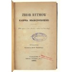 Kasper Miaskowski, Zbiór Rytmów Kaspra Miaskowskiego