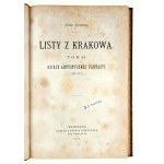Józef Kremer, Dzieła Józefa Kremera Tom V. Listy z Krakowa Tom II: Dzieje Artystycznej Fantazyi