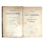 Józef Kremer, Dzieła Józefa Kremera Tom IV. Listy z Krakowa Tom I: Wstępne Zasady Estetyki i Dzieje Artystycznej Fantazyi Część Pierwsza