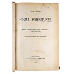 Józef Kremer, Dzieła Józefa Kremera Tom XII. Pisma Pomniejsze oraz Spis rzeczy do dwunastu tomów Dzieł Kremera