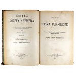 Józef Kremer, Dzieła Józefa Kremera Tom XII. Pisma Pomniejsze oraz Spis rzeczy do dwunastu tomów Dzieł Kremera