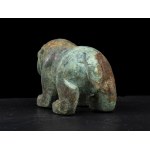 A BRONZE SMALL BEAR