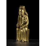 A GILT BRONZE DAOIST DEITY