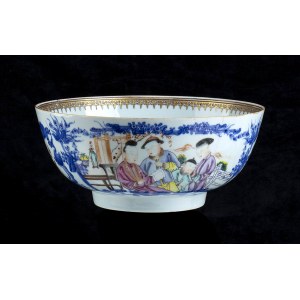 A ‘FAMILLE ROSE’ PORCELAIN LARGE BOWL