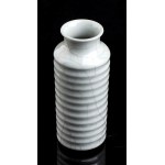 A RARE AND IMPORTANT GUAN-TYPE GLAZED PORCELAIN RIBBED VASE