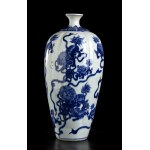 A 'BLUE AND WHITE' PORCELAIN MEIPING VASE