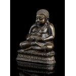 A BRONZE SCULPTURE OF PHRA SANGKACHAI