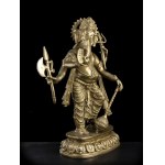 A GILT METAL GANESHA