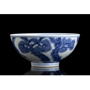 A 'BLUE AND WHITE’ PORCELAIN BOWL