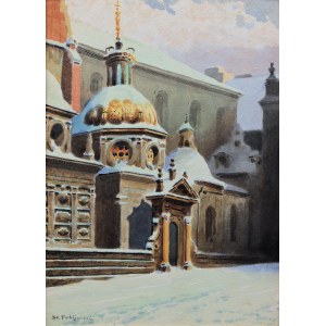 Stanisław Fabijański (1865 Paris - 1947 Krakau), Sigismund-Kapelle auf dem Wawel-Schloss