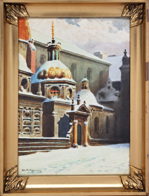 Stanisław Fabijański (1865 Paryż - 1947 Kraków), Kaplica Zygmuntowska na Wawelu