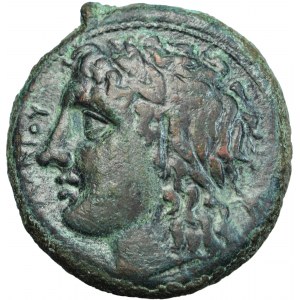 Grecja, Sycylia, Syrakuzy, Hiketas II, litra, ok. 287-278 przed Chr.