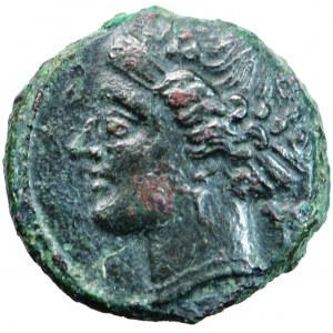 Řecko, Sicílie, Syrakusy, Hieron II, bronz, asi 269-240 př. n. l.