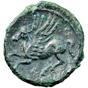 Řecko, Sicílie, Syrakusy, Hieron II, bronz, asi 269-240 př. n. l.