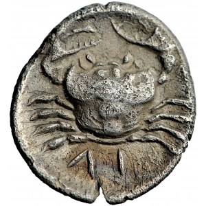 Griechenland, Sizilien, Akragas, Litra, ca. 450-439 v. Chr.