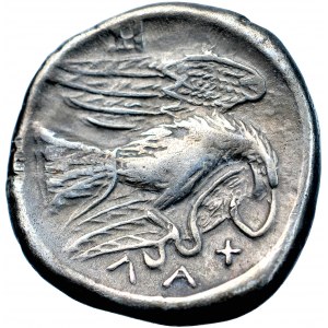 Grecja, Eubea, Chalkidiki, drachma ok. 338-308 przed Chr.