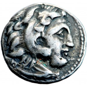 Greece, Kingdom of Macedon, Alexander 'the Great', AR Drachm, c. 334-323 or c. 201 BC, uncertain mint (Possibly Sardes or Nisyros?)