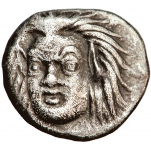 Grecja, Bospor Cymeryjski, Pantikapaion, hemidrachma ok. 370-355 przed Chr.