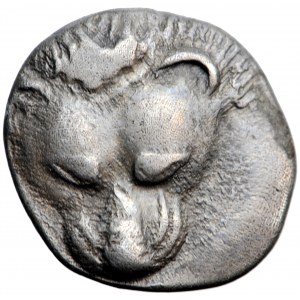 Greece, Cimmerian Bosporos, Pantikapaion, AR Diobol, c. 450-438/7 BC