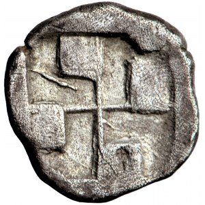 Cimmerian Bosporos, Pantikapaion, AR Diobol, c. 470-460 BC
