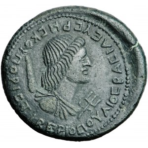 Řecko, Bosporské království, doba římská, Reskuporis I, nummia nebo sesterc c. 91-93 po Kr.