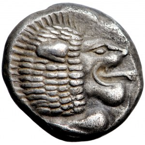 Greece, Caria, Miletos, AR Diobol, late 6th-early 5th century BC