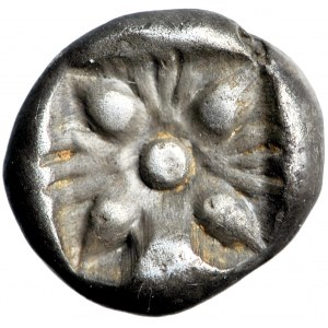 Grécko, Karia, Milet, diobol con. 6. alebo začiatok 5. storočia pred n. l.