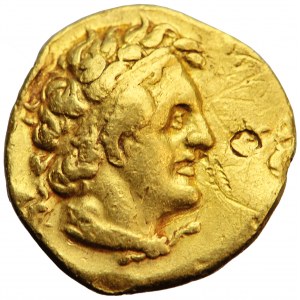 Řecko, Egypt, Ptolemaiovské království, Ptolemaios I. Soter, triobol cca 294-285 př. n. l., Alexandrie